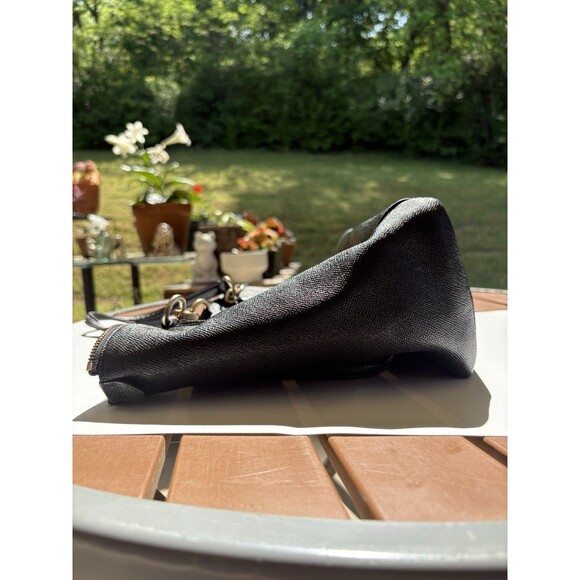 Coach Ava Tote Black Crossgrain Leather Bag - Picture 14 of 15